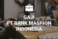 Gaji PT Bank Maspion Indonesia