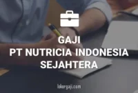 Gaji PT Nutricia Indonesia Sejahtera