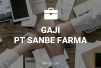 Gaji PT Sanbe Farma