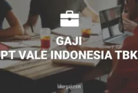 Gaji PT Vale Indonesia Tbk