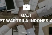 Gaji PT Wartsila Indonesia