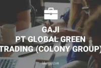Gaji PT Global Green Trading (Colony Group)