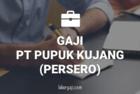 Gaji PT Pupuk Kujang (Persero)