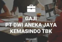Gaji PT Dwi Aneka Jaya Kemasindo Tbk