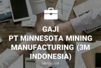 GAJI PT MINNESOTA MINING MANUFACTURING (3M INDONESIA)